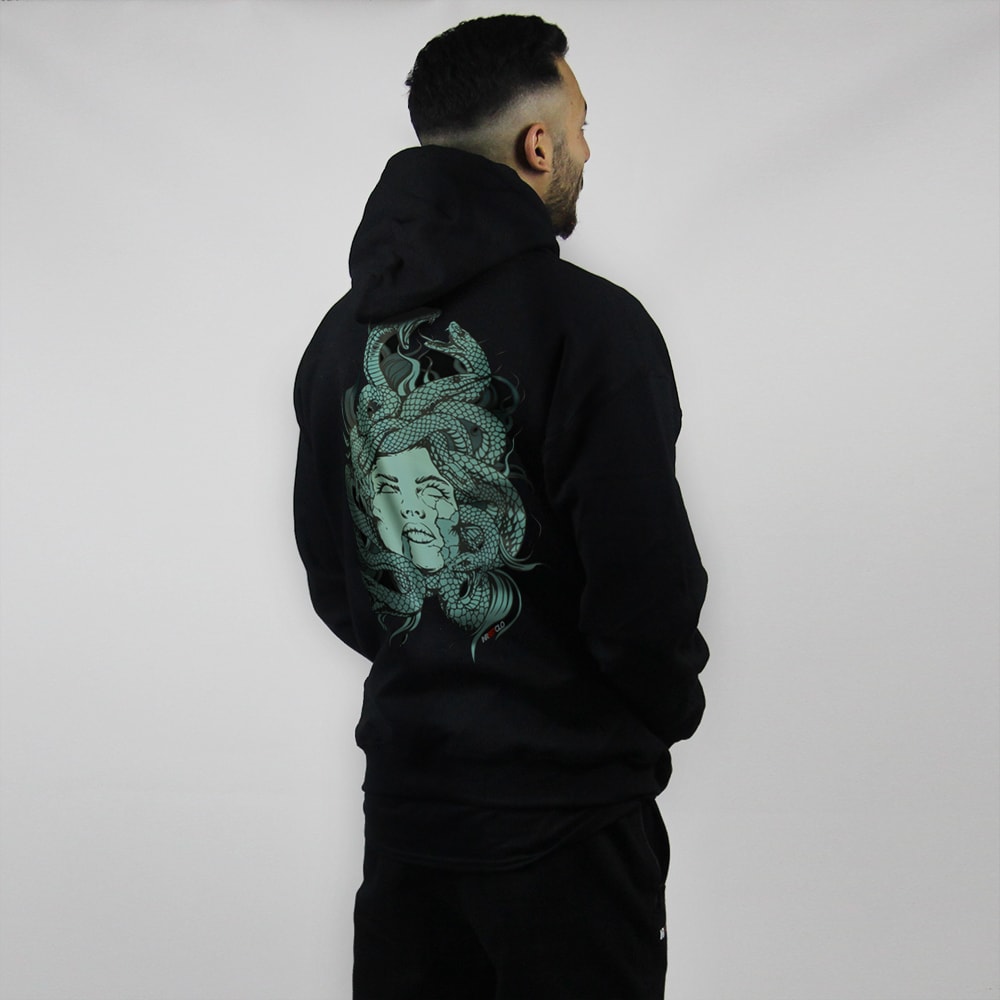 JADE MEDUSA PULLOVER HOODIE - Oversized Print image 0