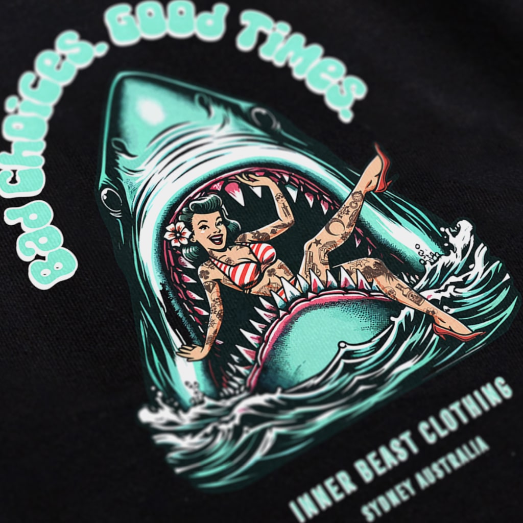 BAD CHOICES. GOOD TIMES' TEE image 1