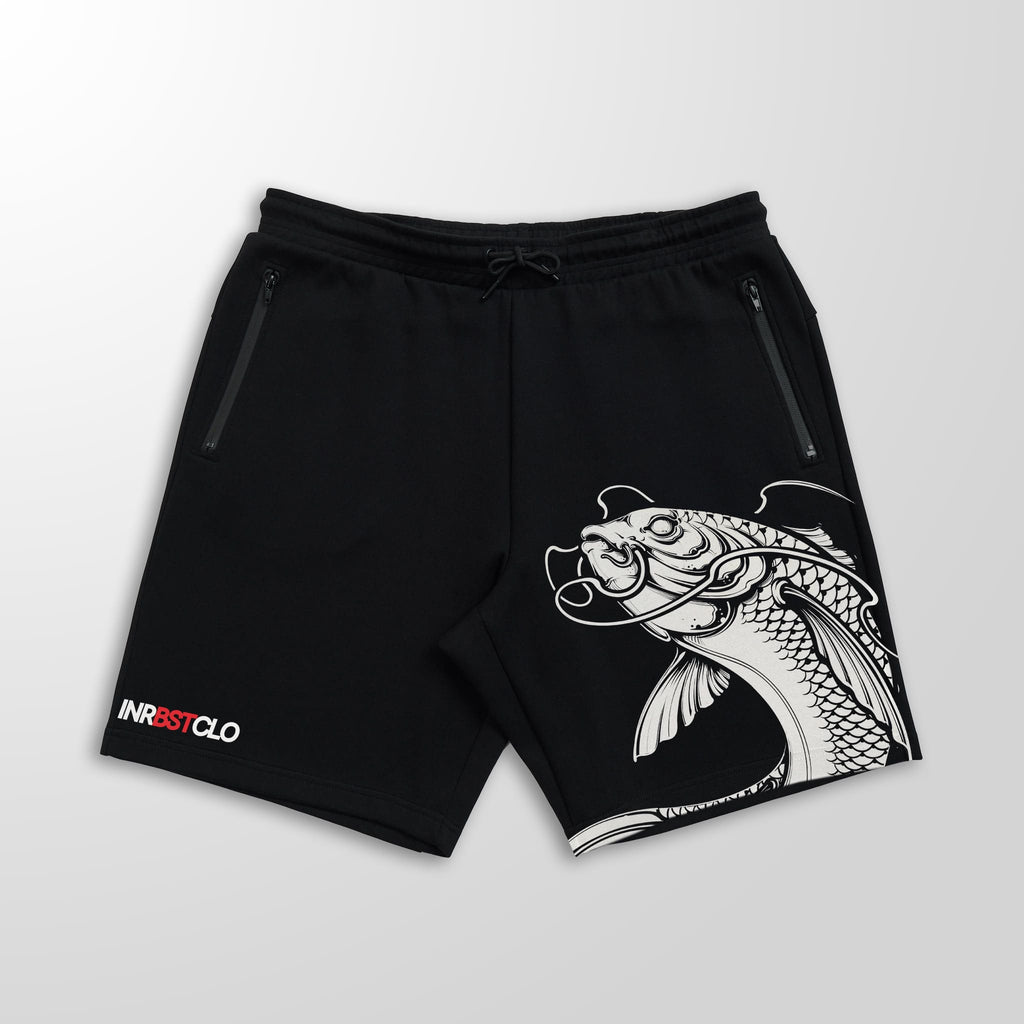KOI BLACK FLEECE SHORTS W/ ZIP POCKETS image 0