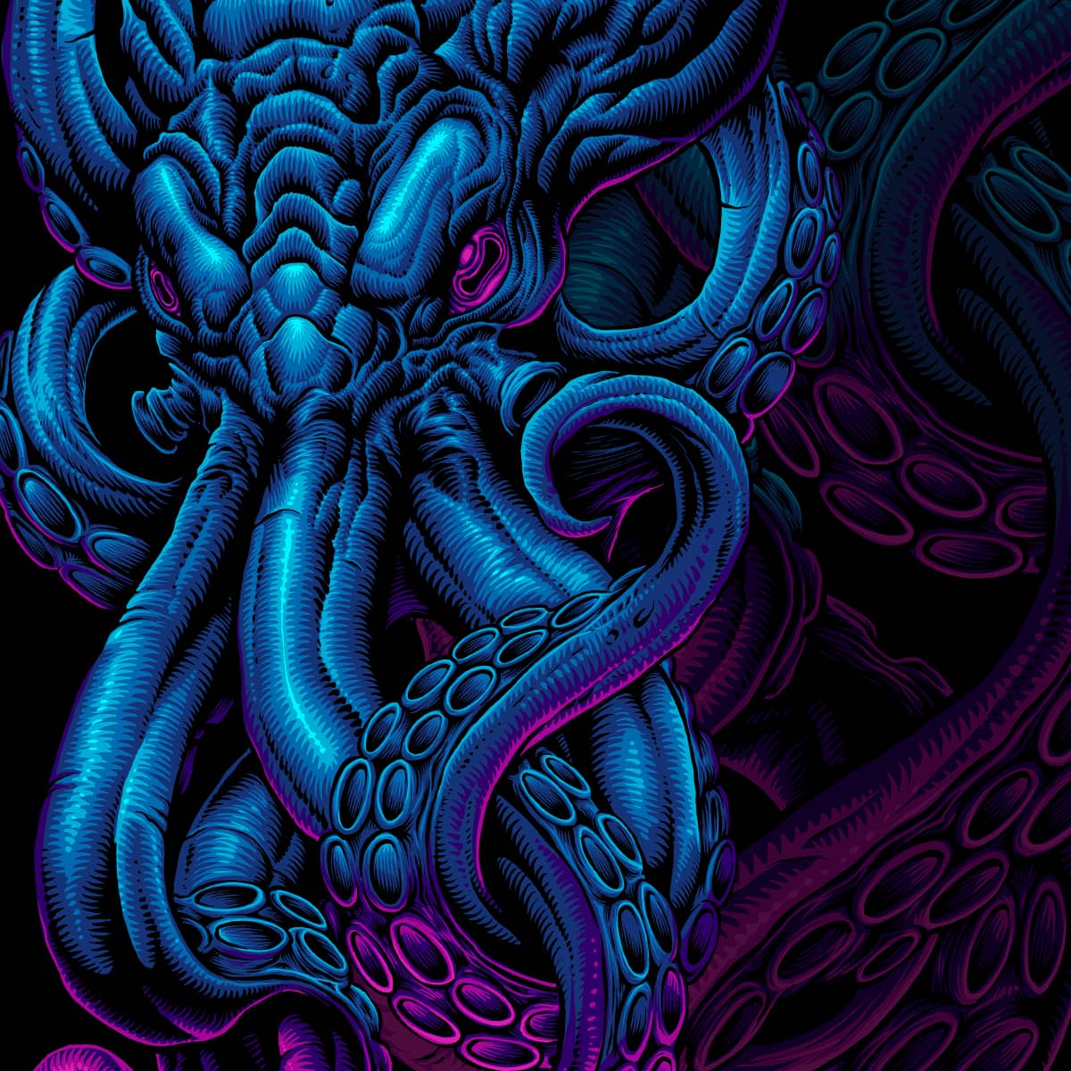 KRAKEN V2 SIDE PRINT TEE image 1