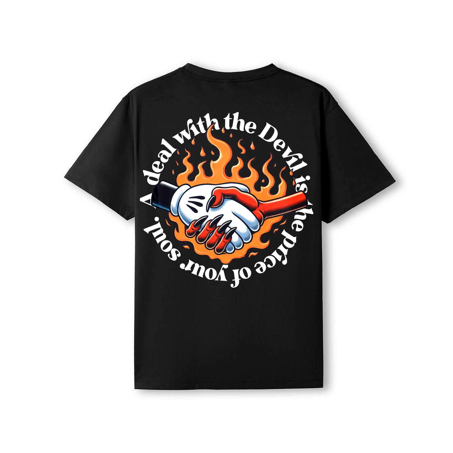 DEAL WITH THE DEVIL TEE image 0